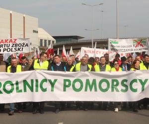 Rolnicy protestują w Gdańsku