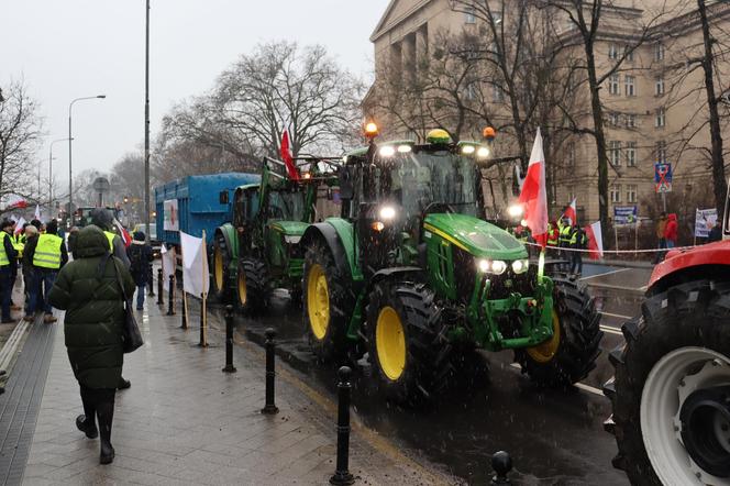 Protest rolników w Poznaniu 