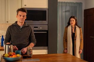 M jak miłość odc. 1859. Kasia (Paulina Lasota), Jakub Karski (Krzysztof Kwiatkowski)