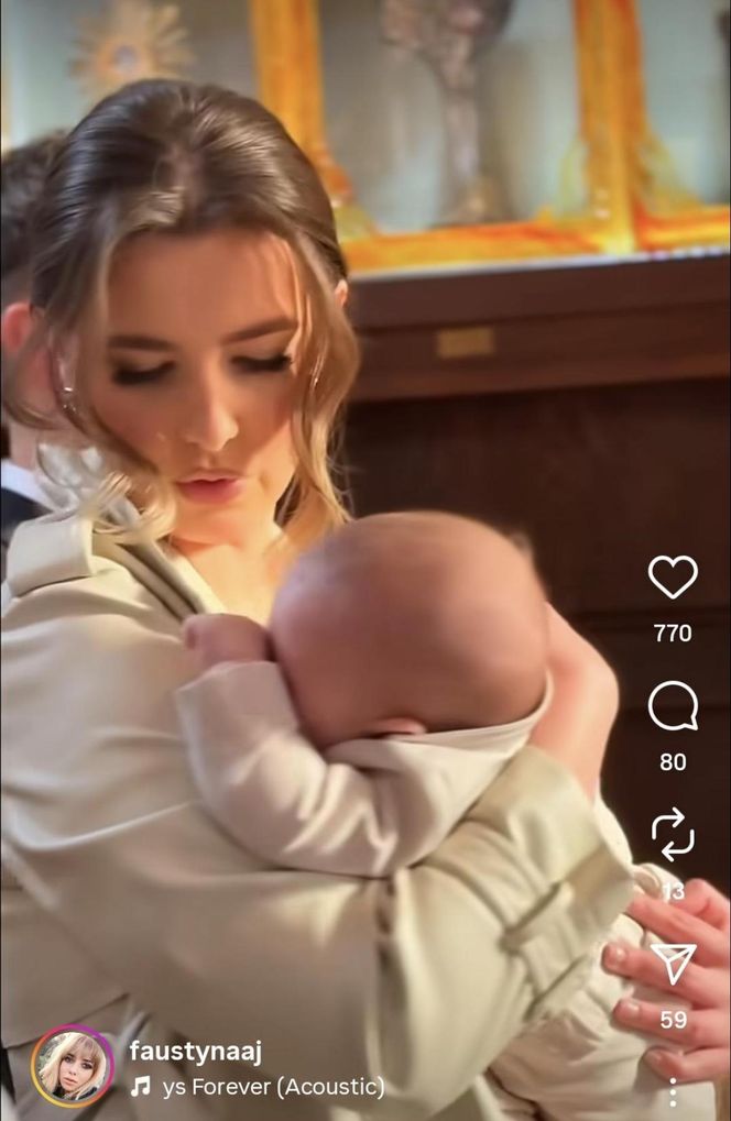 Chrzest syna Daniela Martyniuka