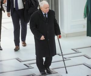 Jarosław Kaczyński pojechał na 70. posiedzenie Sejmu