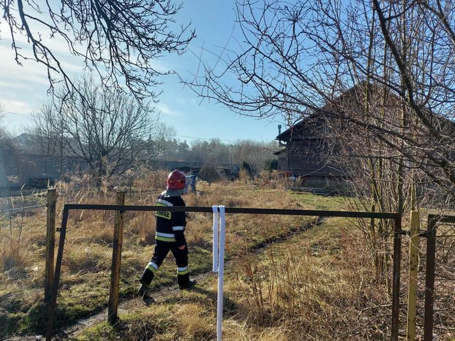 Pożar na osiedlu Bugaj w Starachowicach