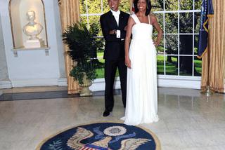 Michelle i Barack Obama z wosku