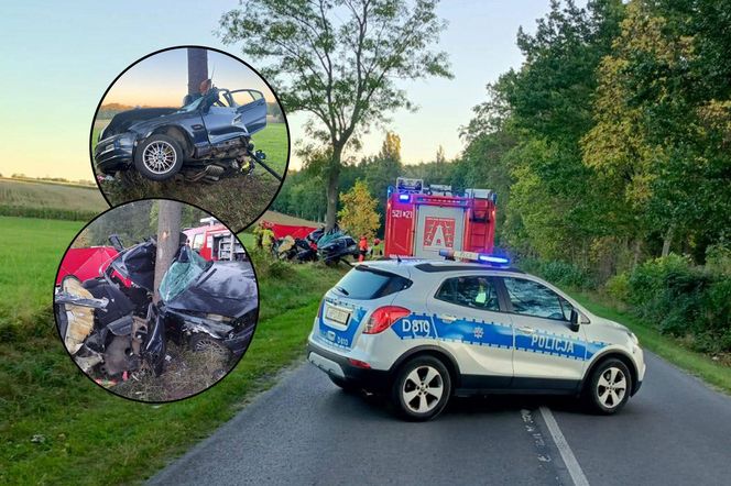 Tragiczny wypadek w Zalesiu. Nie żyje 23-letni kierowca BMW