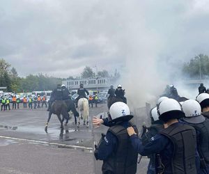 Ćwiczenia policjantów i strażników miejskich