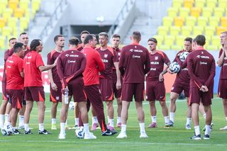 Trening i konferencja prasowa reprezentacji Polski