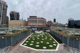 Największy park na dachu w NYC otwarty