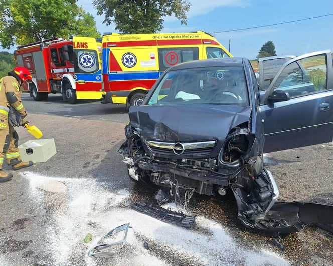Wypadek na DK-63 w Mościbrodach