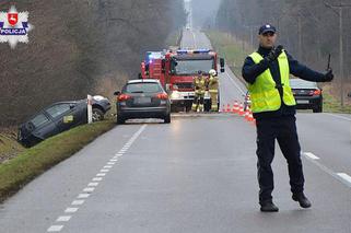 Lubelskie: Szybcy i wściekli w Dąbrowie Tomaszowskiej. Samochodowy wyścig zakończył się w rowie