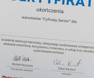 Cyfrowy Senior szkolenie w Urzędzie Miasta Siedlce