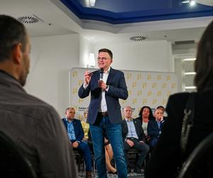 Przewodniczący Polski 2050 Szymon Hołownia