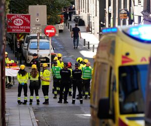 Tragiczny wypadek w Madrycie. Zawalił się budynek w centrum miasta. Zginęły cztery osoby