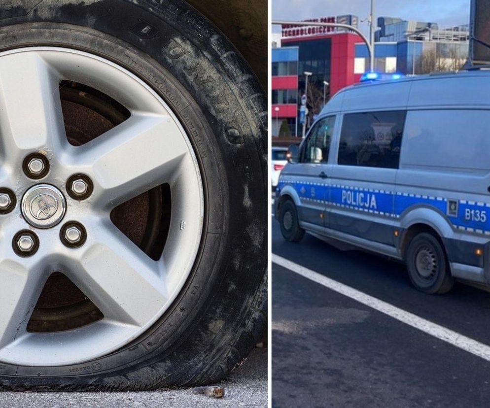 Kolce na drodze pod Wrocławiem! Policyjny pościg za busem 