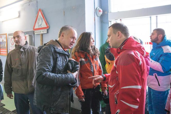 Prezydent Andrzej Duda na nartach