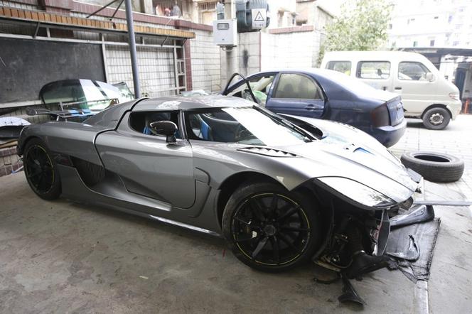 Koenigsegg Agera R rozbity w Chinach
