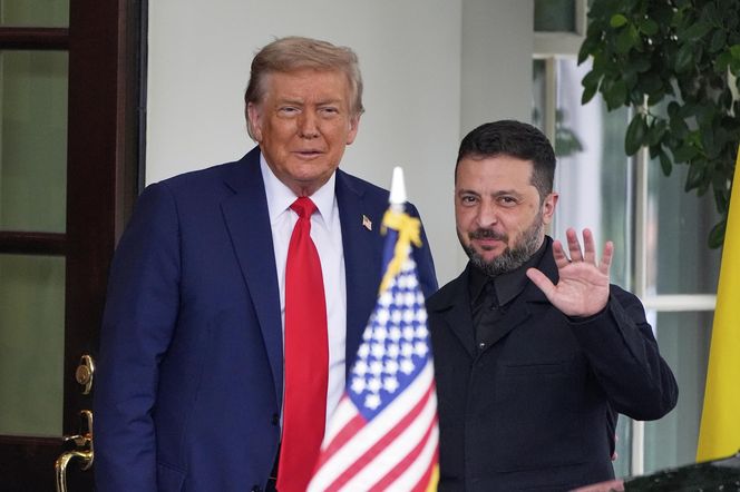 Trump i Zełeński w Białym Domu