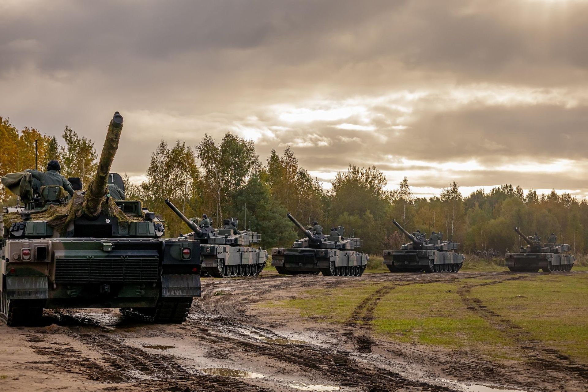 Czołgi K2 z 16PDZ
