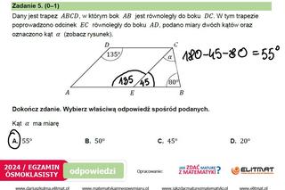 Egzamin ósmoklasisty 2024: Arkusz CKE rozwiązany przez Roberta Bacę, eksperta z Elitmat