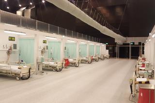 Szpital tymczasowy w Katowicach gotowy na przyjęcie pacjentów 