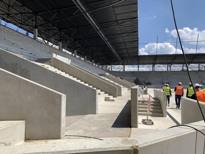 Nowy stadion GKS w Katowicach. Budowa