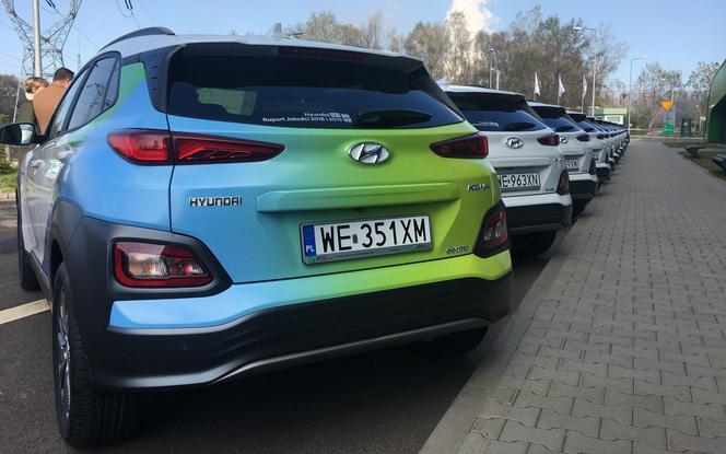 47 samochodów Hyundai KONA Electric trafiło do spółek publicznych miasta Kraków