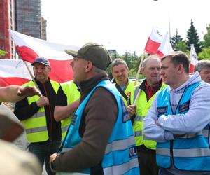 Rolnicy protestowali w Katowicach na Europejskim Kongresem Gospodarczym