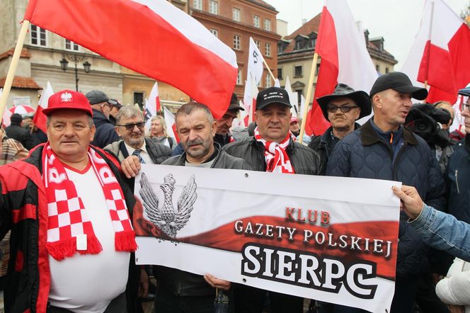 Manifestacja Prawa i Sprawiedliwości w Warszawie