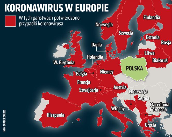 Wirus osacza Polskę
