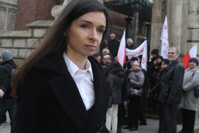 Marta Kaczyńska na Wawelu - rocznica katastrofy smoleńskiej 2013