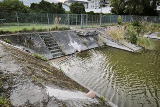 Stary zbiornik przeciwpożarowy na Gronowie