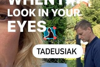 Na Wspólnej na planie: Iga (Lidia Sadowa), Robert Tadeusiak (Dariusz Wnuk)