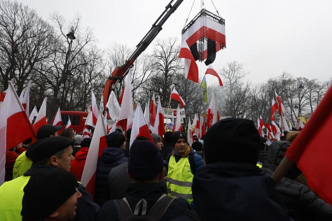  Protest rolników w Warszawie 6.03.2024