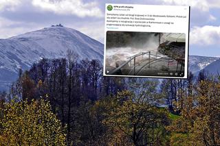 Wodospad Szklarki zalał chodniki! Karkonoski Park Narodowy zamyka szlaki