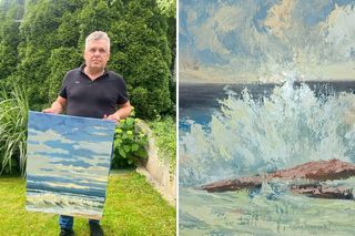 Pierwszy w rodzinie mistrz pejzażu! Jan Spórna maluje obrazy na zamówienie