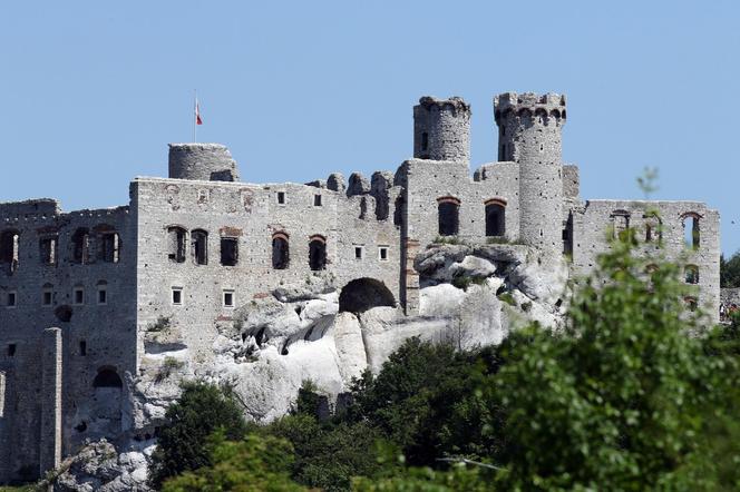 Zamek Ogrodzieniec, Podzamcze