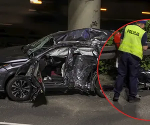 Śmiertelny wypadek na autostradzie A4. Potworna kraksa dwóch osobówek z ciężarówką