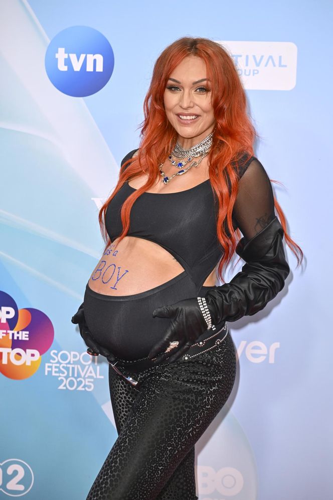 Wokalistka Red Lips w Sopocie ogłosiła płeć dziecka! Joanna Lazer długo walczyła o ciążę