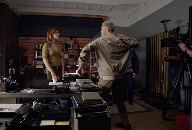 M jak miłość, po wakacjach. Kama (Michalina Sosna), nowy wróg (Grzegorz Kowalczyk)