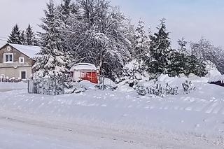 Atak zimy w powiecie bartoszyckim