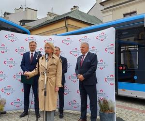 Prezentacja elektrycznych autobusów w Zamościu