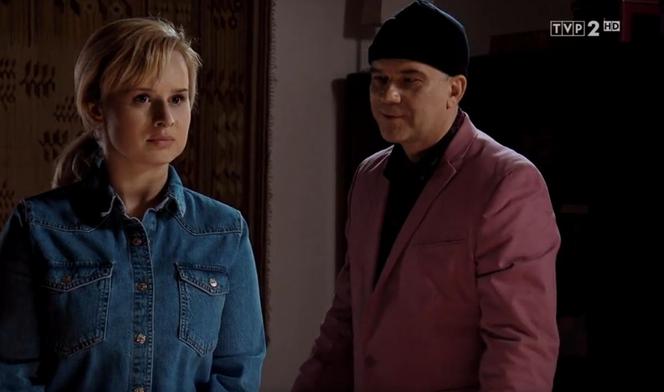 	M jak miłość, odc. 1518. Sonia (Barbara Wypych),Leon (Dariusz Toczek)