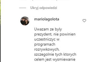 Mariola Gołota o żartach Wałęsy