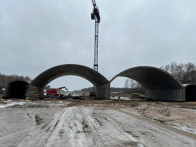 Postępy na placu budowy A2 w okolicach Siedlec