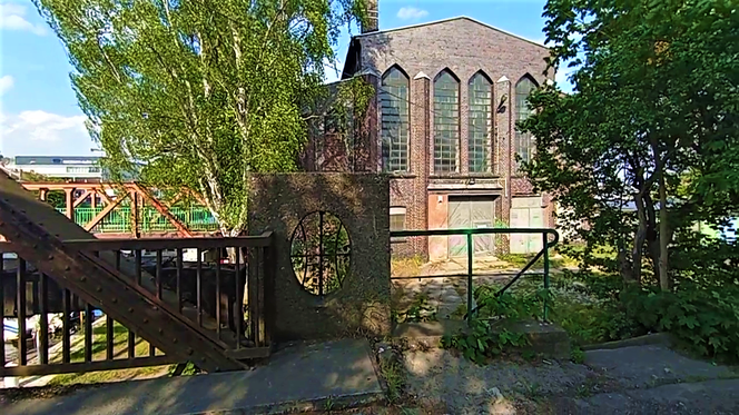 Podstacja prostownikowa na Wyspie Jaskółczej