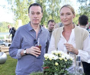 Anita Lipnicka z Johnem Porterem, ojcem Poli