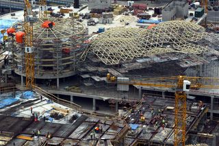 Tak powstawały Złote Tarasy w Warszawie. Archiwalne zdjęcia 