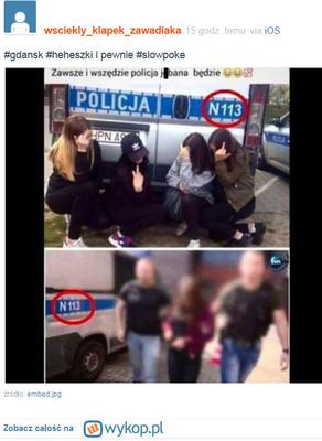 Policja strollowała nastolatki z Gdańska