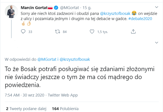 Marcin Gortat o Krzysztofie Bosaku