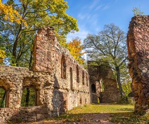 Zawalił się fragment muru przy Zamku Książ w Wałbrzychu