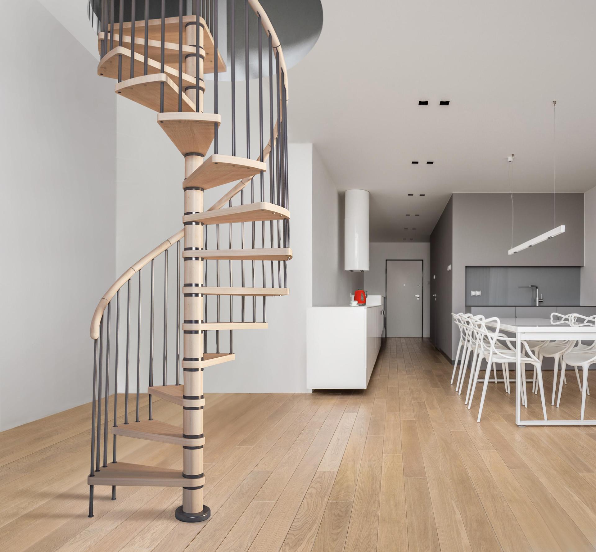Schody kręcone – lekkie i nowoczesne